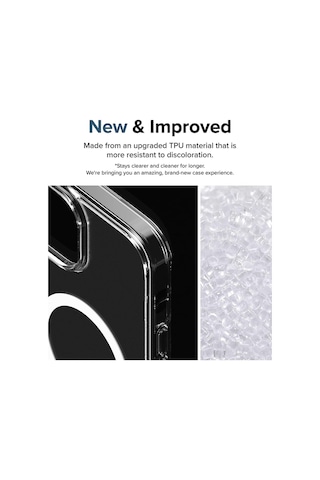Apple İphone 15 Uyumlu Magsafe Kılıf Kamera Korumalı Sararma Karşıtı Silikon Şeffaf Kılıf Resimde Görünen