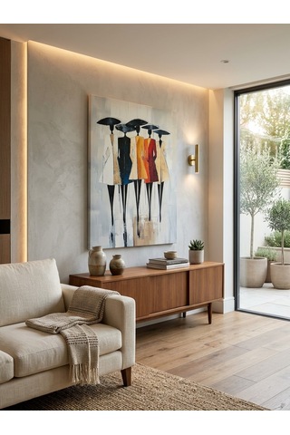 Tablo 60x90 Cm Büyük Boy Kafe Ve Salon Hediyelik Duvar Aksesuarı 1. Model