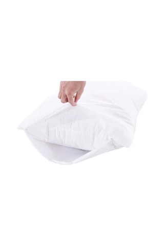 4 Lü Sıvı Geçirmez Yastık Alezi Pamuklu Fermuarlı 50x70 Çok Renkli