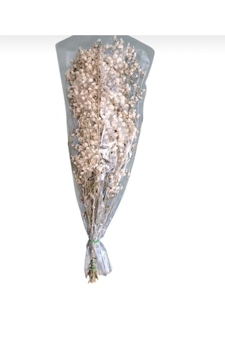 Şoklanmış Kurutulmuş Cipso Çiçeği 1 Demet 50-60gr - 35-45cm Naturel