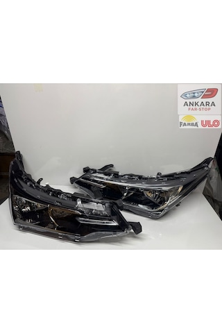 Toyota Corolla 2016 - 2018 Far Lambası Sağ-sol Takım Farba-ulo - Sağ-sol Takım 2 Far