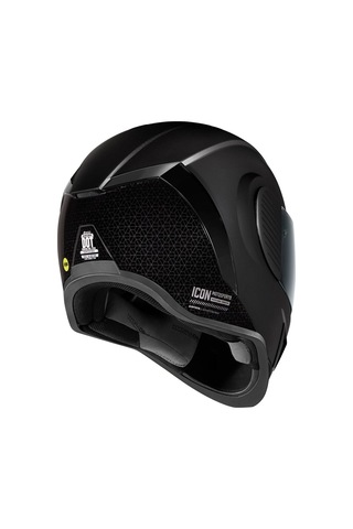 Icon Airform Counterstrike Mıps Kapalı Motosiklet Kaskı Mat Siyah