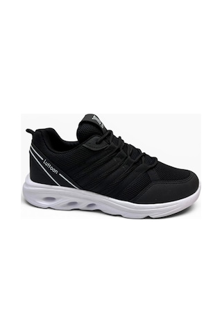 Luttoon 4138-26 Anorak Fashıon Kadın Sneaker Siyah Beyaz 36-39