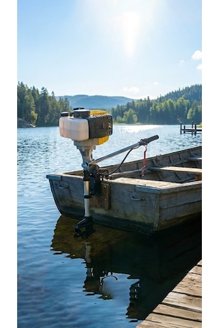 2.5 Hp 2 Zamanlı Hava Soğutmalı Dıştan Takma Tekne Motoru