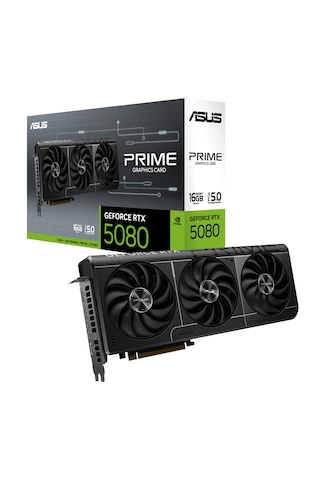 Asus Prime GeForce RTX 5080 OC 16GB GDDR7 256 Bit DLSS 4 Ekran Kartı Asus Prime GeForce RTX 5080 OC 16GB GDDR7 256 Bit DLSS 4 Ekran Kartı