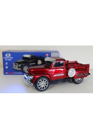 Everton Rt-1962 Kırmızı Arabalı Bluetooth Fm-usb-tf-aux Şarjlı Nostaljik Radyo Kdo