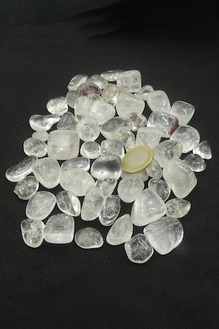 Doğal Kristal Kuvars Tamburlu Parçalar-50 Gram-115K