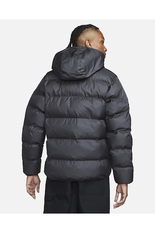 Nike Windrunner Primaloft Storm-fıt Kapüşonlu Şişme Erkek Ceketi-7012 Siyah