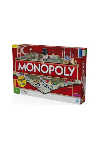 Hasbro Monopoly Emlak Ticareti Türkiye 01610 Kutu Oyunu
