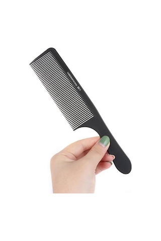 Siyah Anti-statik Tarak Ince Plastik Tarak Berber Profesyonel Saç Kesme Tarağı Erkek Kadın Saç Pürüzsüz Saç Şekillendirme Tarak Yapmak