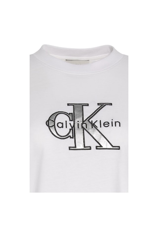Calvin Klein Kadın Tişört-lv047e819g Beyaz