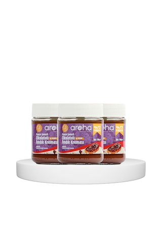 Pancar Şekerli Çikolatalı Fındık Kreması %72 Fındık - 180 G X 3