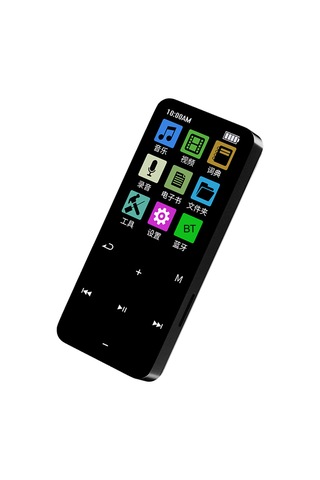 Springsun Siyah 8g Bluetooth Mp3 Çalar - 20-30 Saat Çalma Süresi, 2.0" Ekran, Hafif Tasarım, Spor Ve Seyahat İçin, Çoklu Ses Formatı Desteği