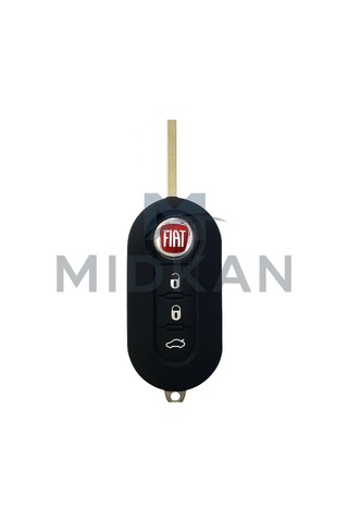 Fiat Doblo Silikon Anahtar Kılıfı 2010 Sonrası Siyah Renk