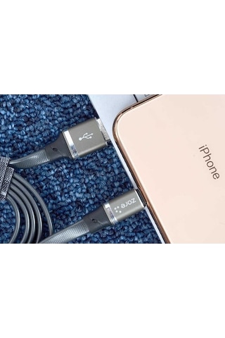 Zore Vera Lightning  USB Kablo Siyah