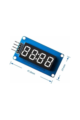 Tm1637 Lcd Ekran Modülü 4 Dijit 7 Segment