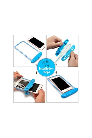 Boldy Su Geçirmez Telefon Kilif Koruyucu Telefon Kilif Waterproof 306058076 - Renk / Sari