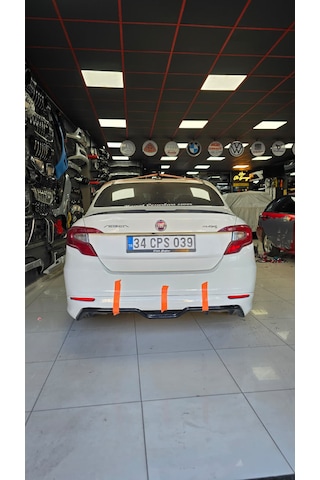 Fiat Egea Arka Tampon Eki Karlık Plastik Boyasız