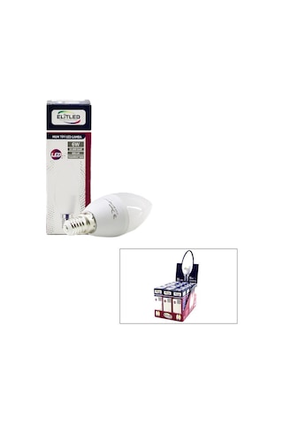 Elitled El-08-y1 6w E14 Mum Tipi Beyaz Led Ampul 600 Lümen 6500k- 15'li Paket Diğer