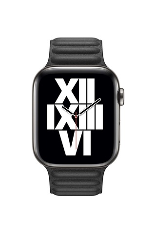 Microsonic Watch Series 9 41mm İçin Kordon Leather Link Band Siyah Watch Series 9 41mm İle Uyumlu Kordon - Siyah Sku: Smg8690010099440