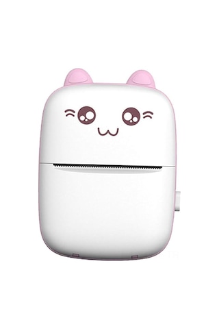 Padalink Pembe Mini Isı Yazıcı - 57mm, Bluetooth, 200dpi, Etiket/liste Yazdırma, 1 Adet Isı Kağıdı, Taşınabilir, Usb