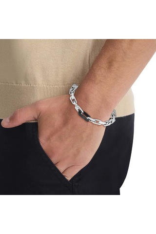 Calvin Klein Ckj35100068 Erkek Bileklik Metalik Gri