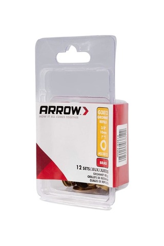 Arrow G3812 10mm Pirinç Kuşgözü Perçin Fr G3812