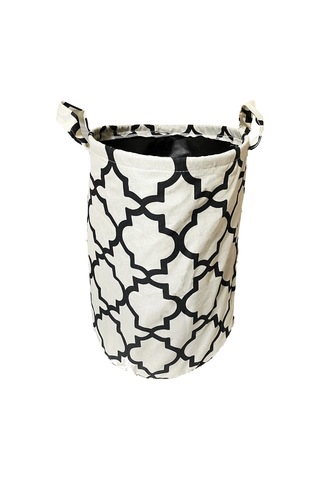 Vip Çamaşır Sepeti Çift Kat Kumaşlı Katlanabilir Sepet-Alaçatı Diğer