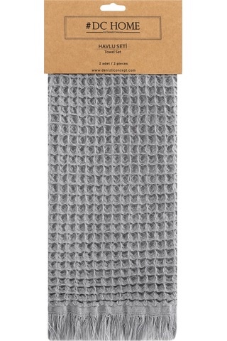 Burton 2'li Havlu Seti Gri