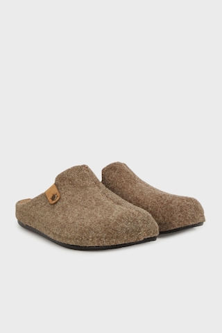 Buratti Keçe Kışlık Ev Erkek Terlik 6711004 Vizon