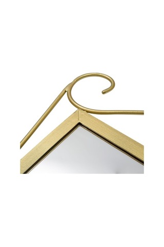 Vitale Ferforje Duvar Aynası Sarı 60 Cm Ak.Fe0001 Altın