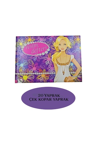 Çınar Uninote Resim Defteri Dikişli Büyük Boy A4 20 Yaprak 1 Adet 20000