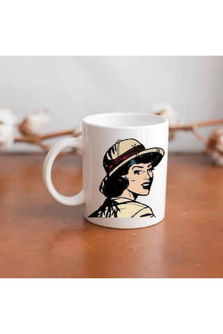 Kadın Her Zaman Haklı Tasarımlı Kupa Ve Mdf Bardak Altlığı Hediye Seti Mizahi Ve Şık Tasarım