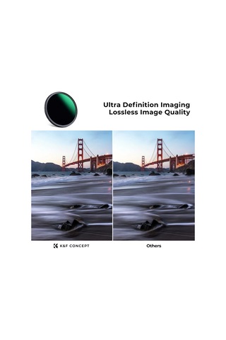 K&f 82mm Nano-d Serisi Nd3-nd1000 Filtre 1.5-10 Stop