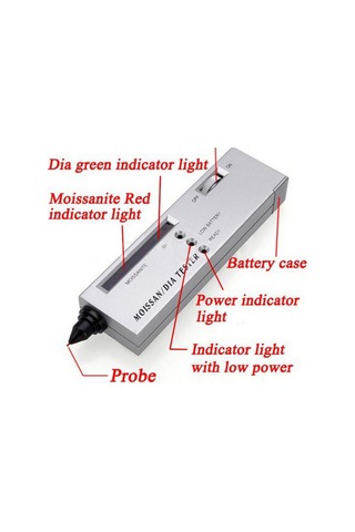 Profesyonel Yüksek Hassasiyetli Elmas Test Cihazı Led Elmas Gösterge Test Kalemi Moissanit Seçici Elmas İzleme Aracı