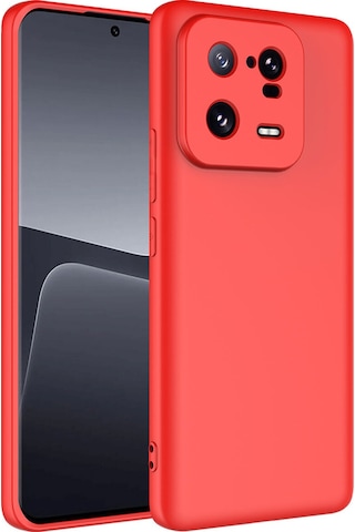 Xiaomi Mi 13 Pro Uyumlu İçi Kadife Kamera Korumalı Renkli Silikon Kılıf