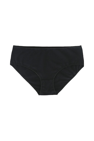 Must Have 3'lü Organik Pamuk Yüksek Bel Slip Külot Siyah - Beyaz - Krem