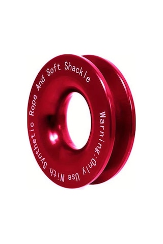 Willowhaven Kırmızı 41000lbs Çekme Halatlı Kurtarma Halkası Atv Utv Suv Kamyon