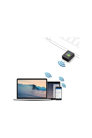 Ally Çift Bant 600 Mbps 2.4 Ghz +5 Ghz Usb Kablosuz Wifi Adaptör- 5775 Siyah