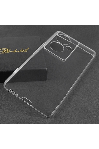Zore Realme Note 60 Kılıf Süper Silikon Kapak - Şeffaf Şeffaf