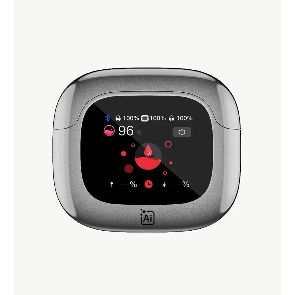 Linktech Tw50 Premium Açık Kulak Klipsli Dokunmatik Ekranlı Ai Dil Çeviri Özellikli Tws Bluetooth Kulaklık