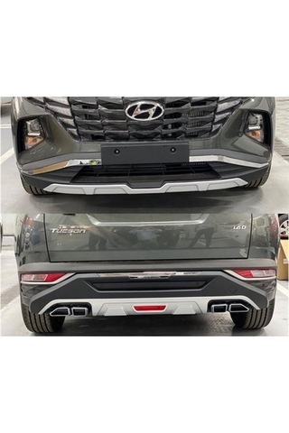 Tucson 2021 2022 2023 2024 Araca Özel Ön Arka Difüzör Plastik