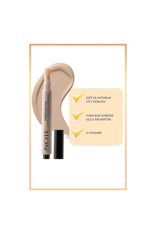Note Cosmetique Perfecting Pen Aydınlatıcı Etkili Kalem Göz Altı Kapatıcısı - 03 Light Beige