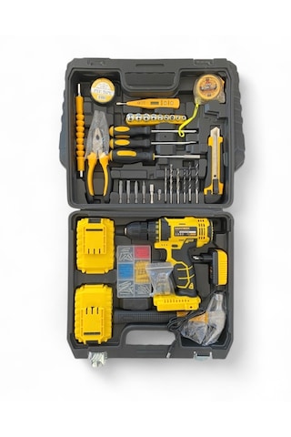 Branzeg BRZ37PM Çift Bataryalı Şarjlı Matkap Full Set 37 Parça