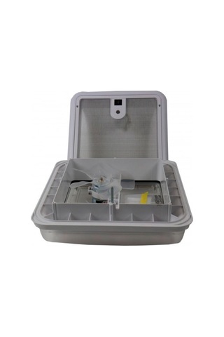 Berhimi 12V Fanlı Heki 28X28 CM Beyaz