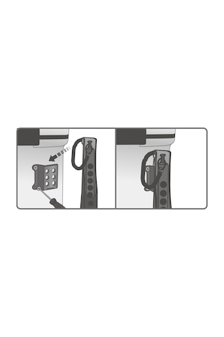 Daiichiseiko Mc Holster Base Aksesuar Tutucu Aparat Siyah