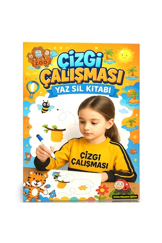 Çizgi Çalışması Yaz Sil Kitabı