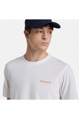 Timberland Quick-dry Short Sleeve Tee Erkek T-shirt-32671 Beyaz