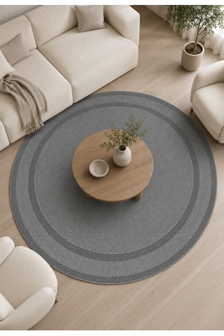 Modern Sisal 8001 Antrasit Daire Leke Tutmayan Kaymaz Taban Salon Mutfak Koridor Balkon Halısı