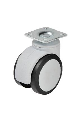 4 Adet Hts Büro Tipi Tablalı Dönerli Mobilya Tekeri Gri Kod : 551